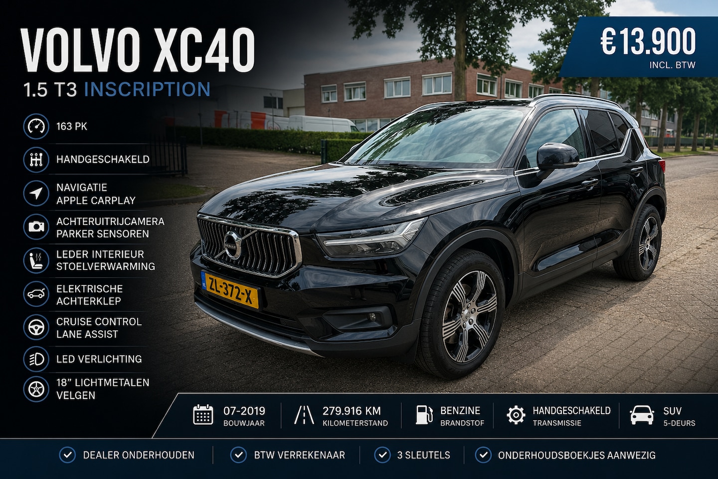 Volvo XC40 - 1.5 T3 Inscription Luxe uitvoering - AutoWereld.nl