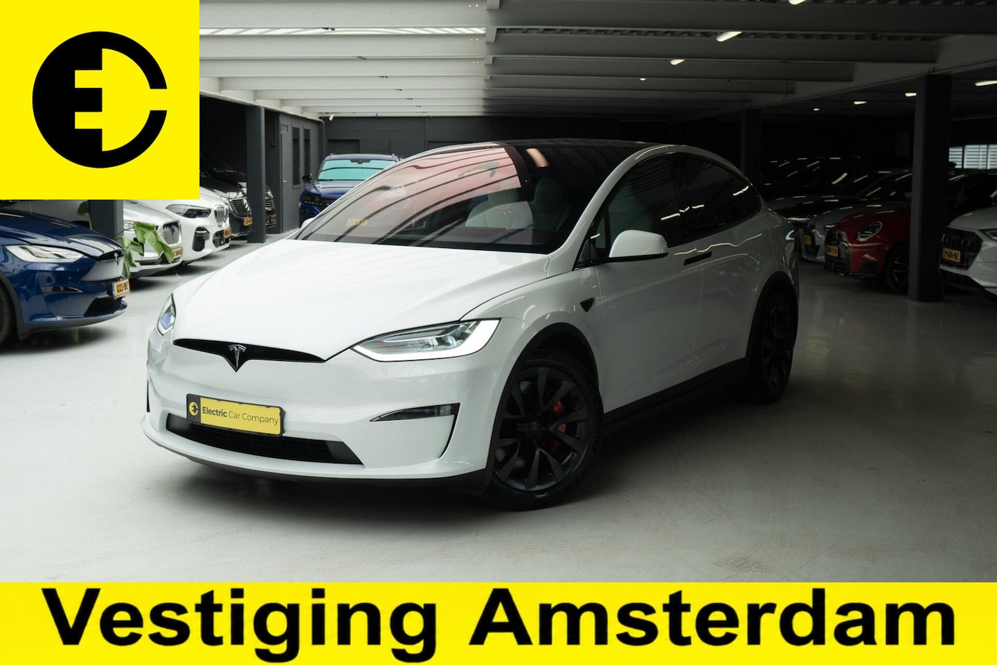 Tesla Model X - Plaid AWD 6p. 100kWh | Wit leder | 1020 PK | Incl.BTW - AutoWereld.nl