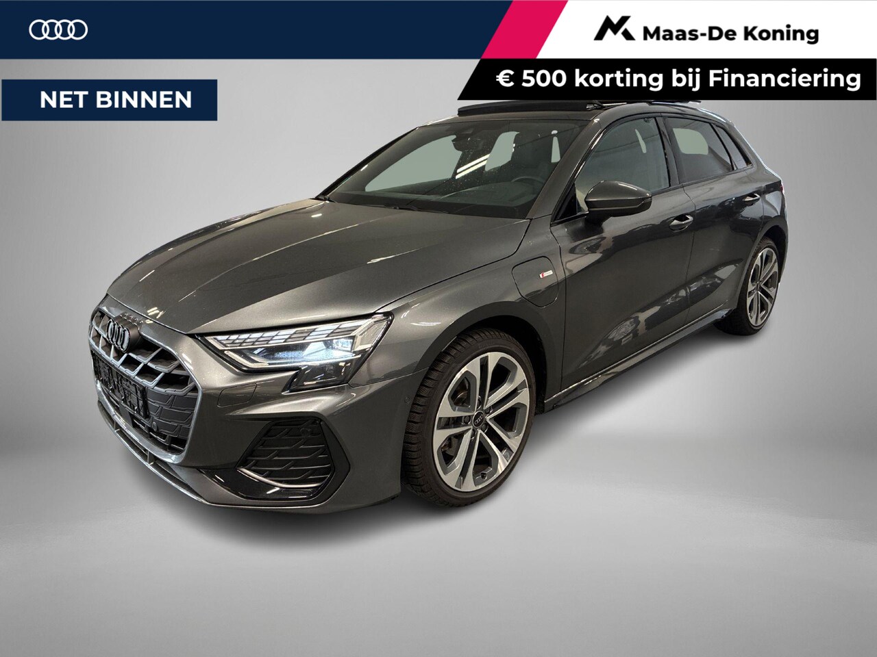 Audi A3 Sportback - 40 TFSIe 204pk S-Tronic S Edition · Panoramadak · Camera · Sonos Sound · Dodehoeksensor · - AutoWereld.nl