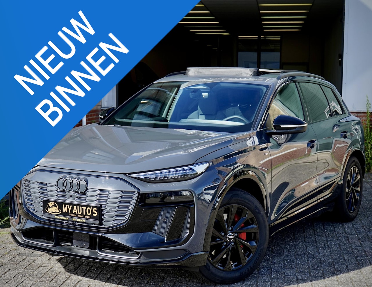 Audi Q6 e-tron - S edition performance 100 kWh SOH 100%|Nardo Grey|Panoramadak|BijrijdersDisplay|Warmtepomp - AutoWereld.nl