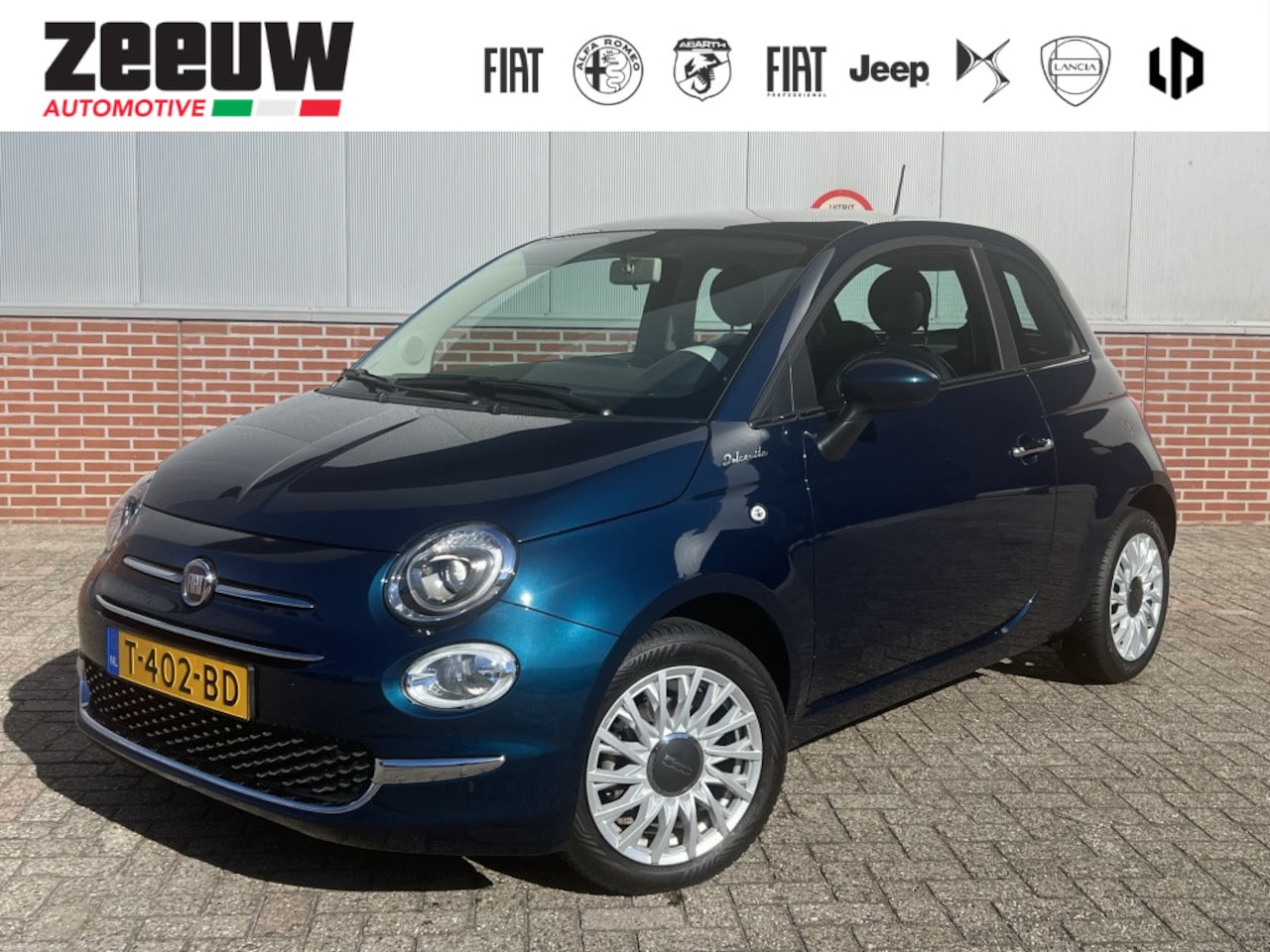 Fiat 500 - 1.0 Hybrid 70 PK Dolcevita | Carplay | Cruise | Airco | 15" - AutoWereld.nl
