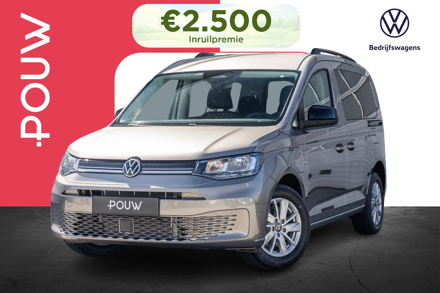 Volkswagen Caddy - Kombi 1.5 TSI 150pk Hybride Life | Styling Pakket | Trekhaak Wegklapbaar - AutoWereld.nl