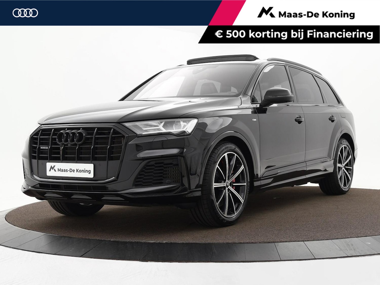 Audi Q7 - 55 TFSIe 381pk Tiptronic Quattro Pro Line S · SOH 97,2% · Panoramadak · 360 Camera · Lucht - AutoWereld.nl
