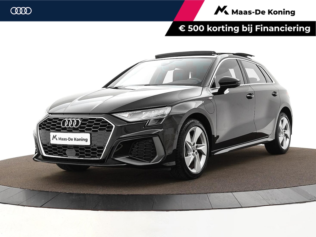 Audi A3 Sportback - 40 TFSIe 204pk S-tronic S Edition · Panoramadak · Apple/Android Car Play · Lederen Bekledi - AutoWereld.nl
