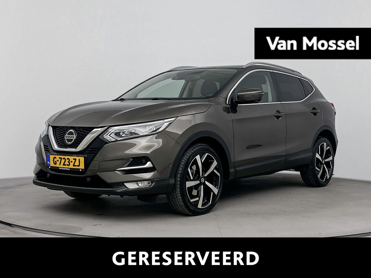 Nissan Qashqai - 1.3 DIG-T Tekna 160PK | Automaat | Trekhaak | Navigatie | 360 Camera | Half-Lederen Bekled - AutoWereld.nl