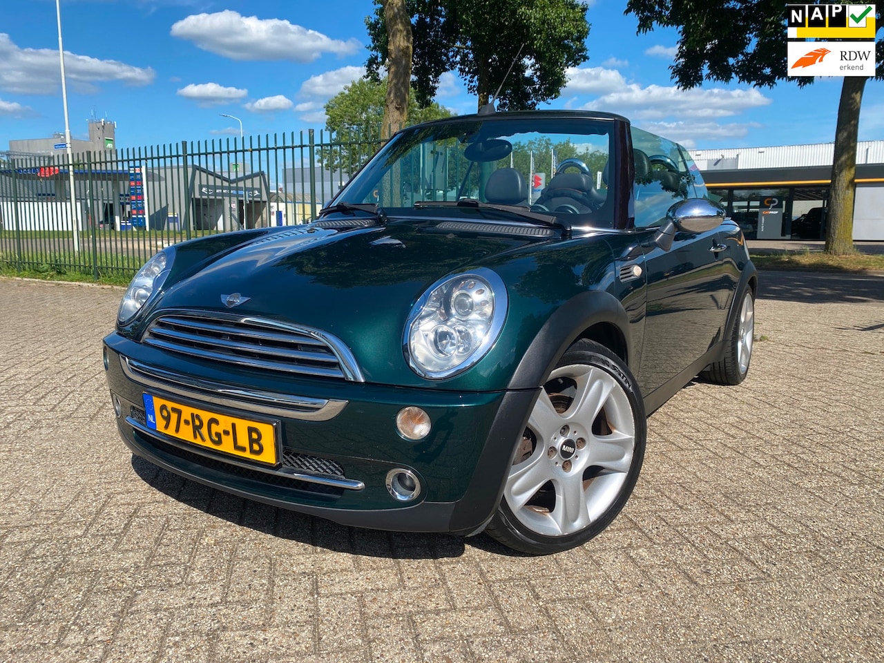 MINI Cabrio - 1.6 Cooper Chili Stoelverw Cruise Navi Leer - AutoWereld.nl