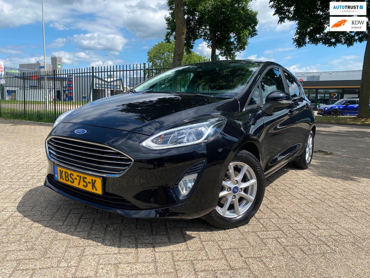 Ford Fiesta - 1.0 EcoBoost Hybrid ST-Line X Cruise Airco Navi Apple car play - AutoWereld.nl