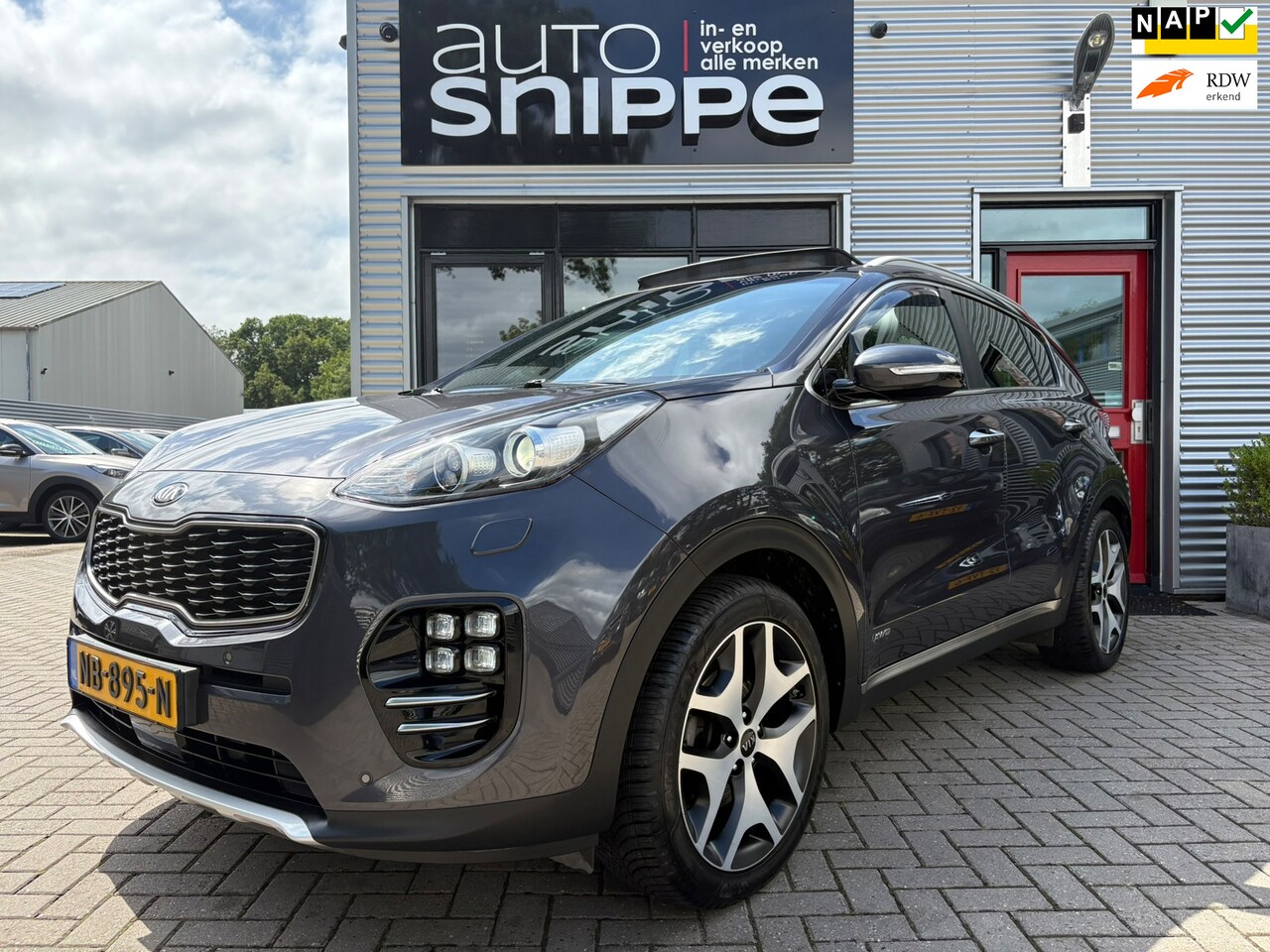 Kia Sportage - 1.6 T-GDI 4WD GT-Line PlusLine -4X4-TREKHAAK-1600 KG TREKGEWICHT-VOLLEDER-STOELVERWARMING - AutoWereld.nl