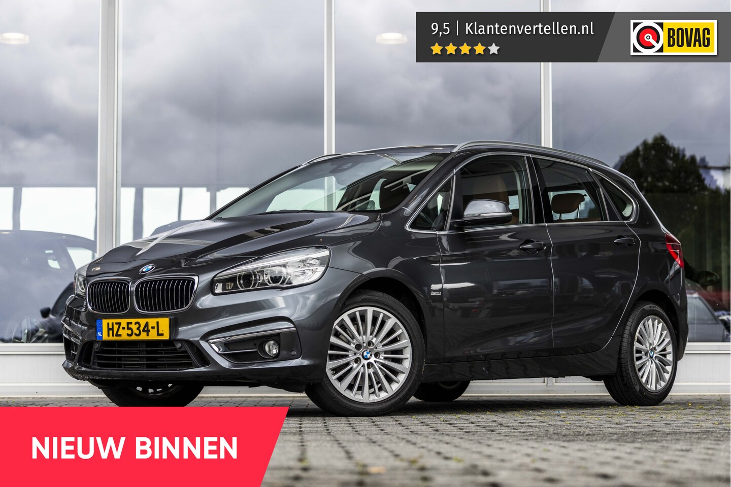 BMW 2-serie Active Tourer - 220i Luxury | Pano | Leder | Trekhaak - AutoWereld.nl