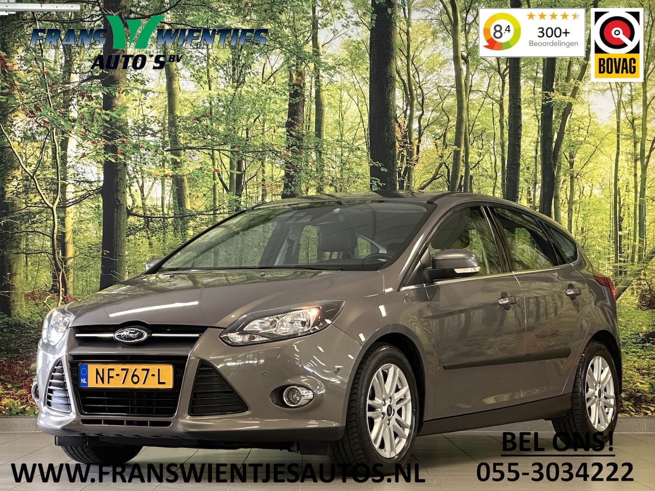 Ford Focus - 1.0 EcoBoost Titanium | Achteruitrijcamera | Parkeersensoren | Cruise Control | Elektrisch - AutoWereld.nl