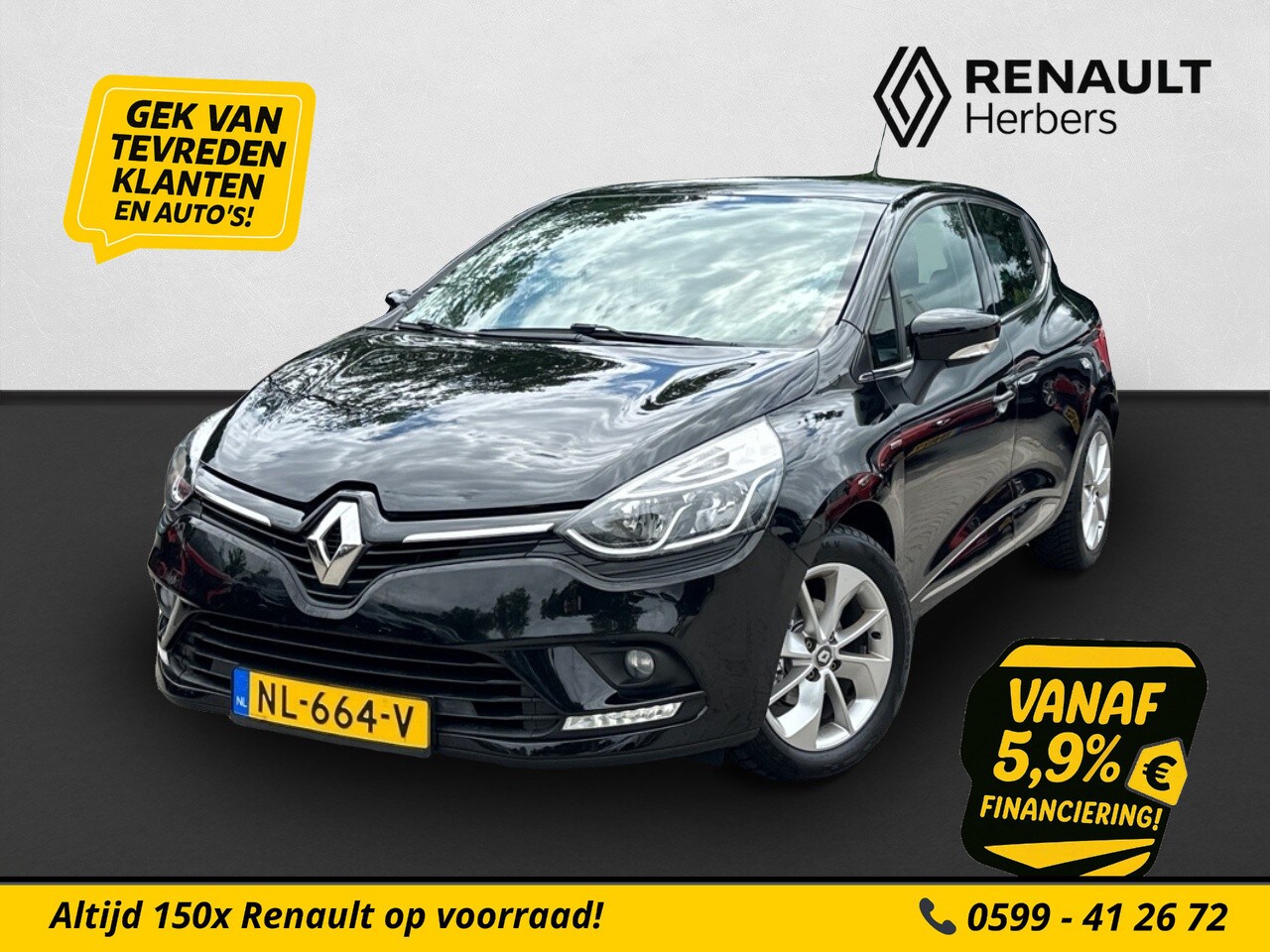 Renault Clio - 0.9 TCe Limited PDC / NAVI / CRUISE / AIRCO - AutoWereld.nl