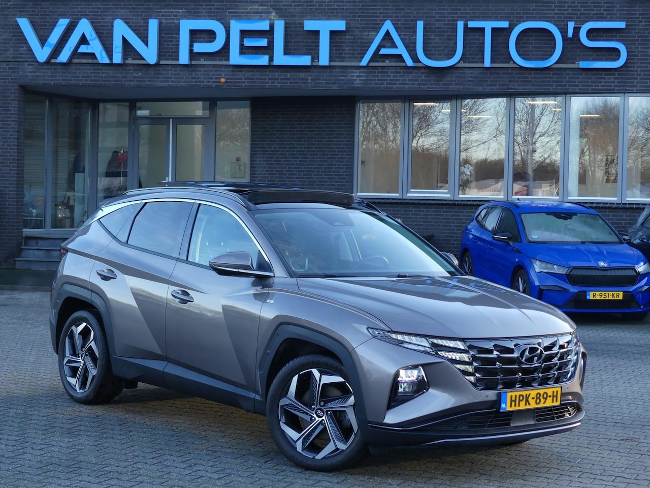 Hyundai Tucson - 1.6 T-CRDI Diesel-Hybrid Premium Sky / Pano / Leder / Winter - AutoWereld.nl