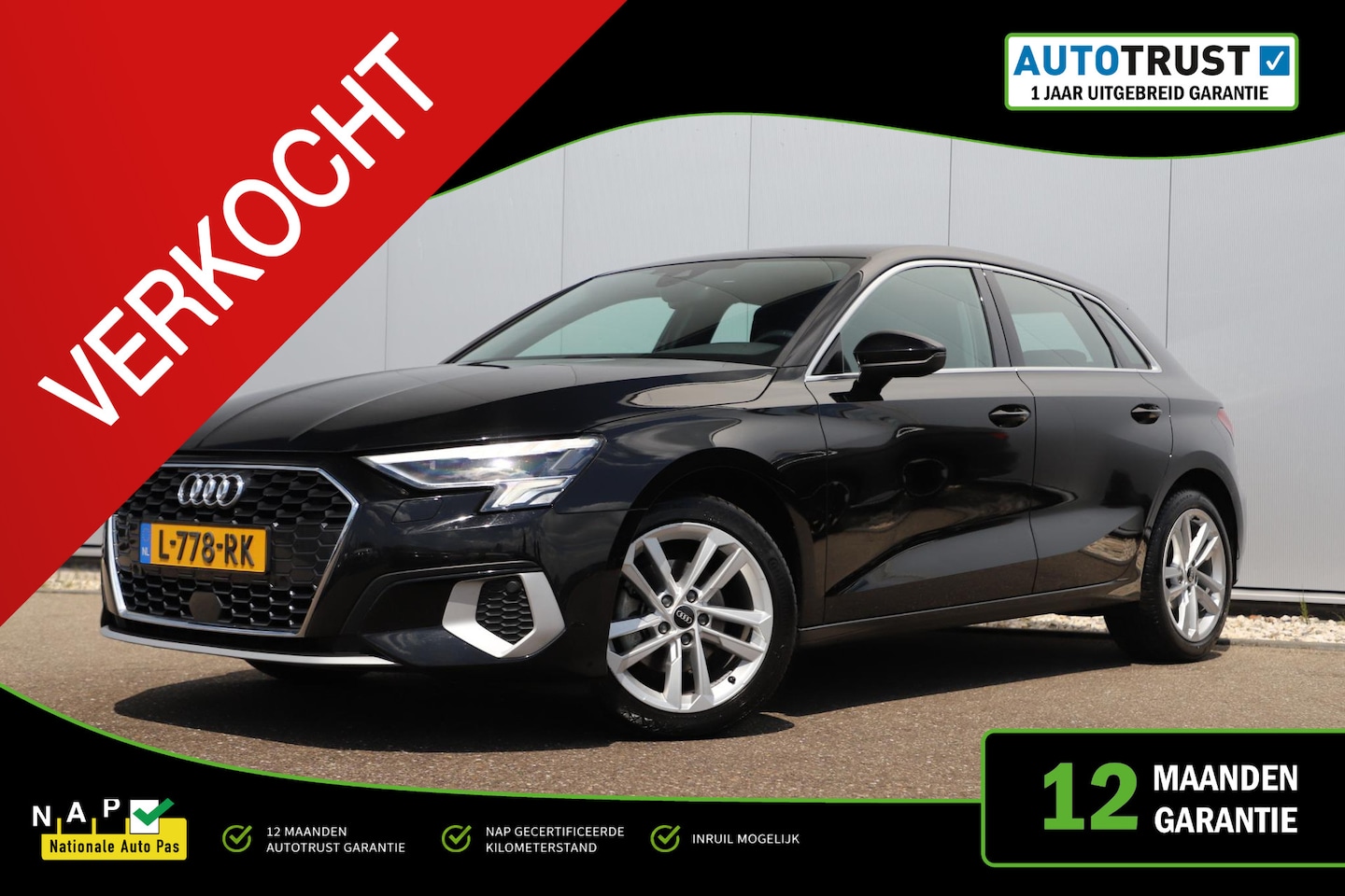 Audi A3 Sportback - 30 TFSI Advanced edition Automaat Navigatie Carplay Android Climate Cruise Control 17 inch - AutoWereld.nl