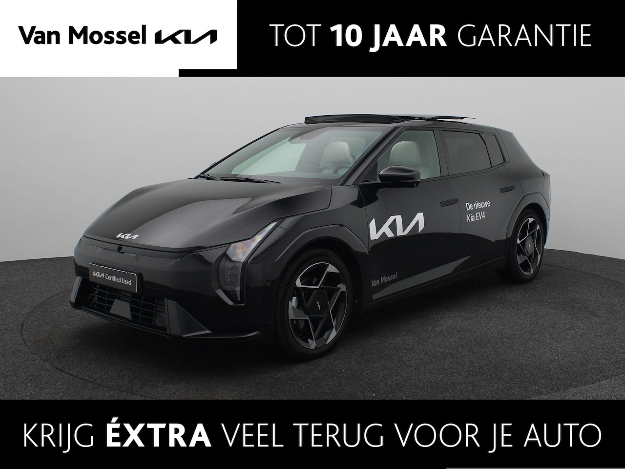 Kia EV4 - GT-PlusLine 81.4 kWh Leder | Head-Up | Dodehoekcamera | Open Dak | Demo | Vraag naar km st - AutoWereld.nl