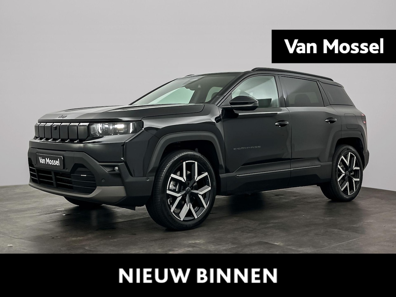 Jeep Compass - First Edition 74 kWh | Navigatie | Stoel & Stuur Verwarming | 360 graden camera | Dodehoek - AutoWereld.nl
