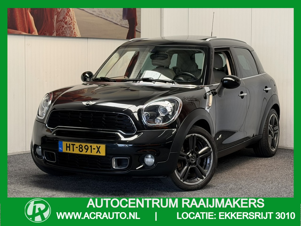 MINI Countryman - 1.6 COOPER S ALL4 CHILI LEDER PANORAMA SCHUIF/KANTELDAK NAVIGATIE CRUISE CONTROL STOEL EN - AutoWereld.nl
