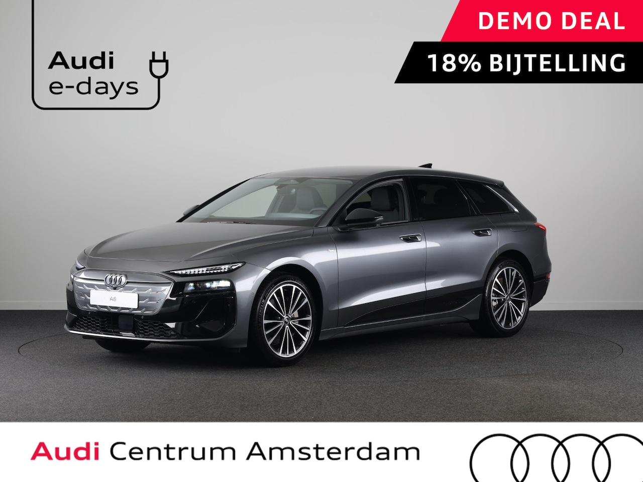 Audi A6 Avant e-tron - Advanced edition 100kWh 367 PK Tech Plus pakket, privacy glass, winterpakket, leder interi - AutoWereld.nl