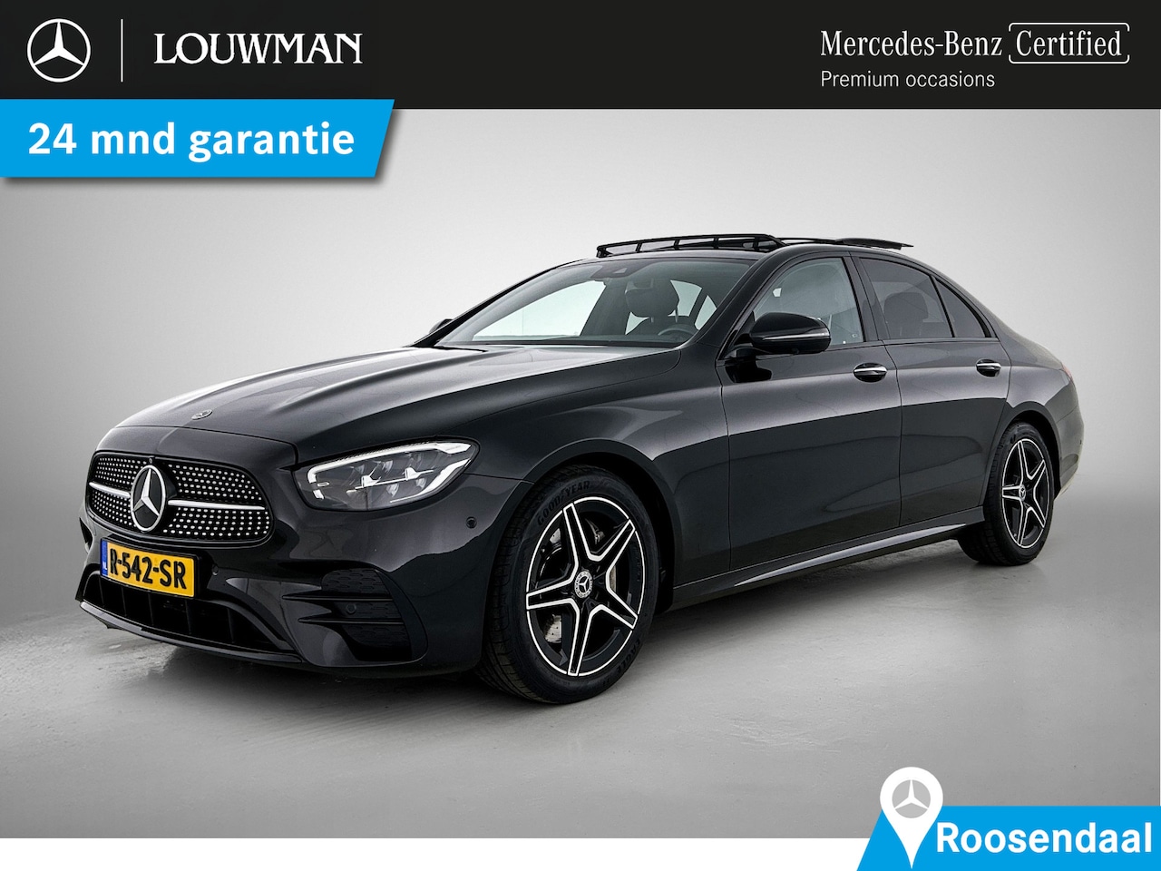 Mercedes-Benz E-klasse - 200 AMG Nightpakket | Panoramadak | Trekhaak | CarPlay | Sfeerverlichting | Dode Hoek Ass - AutoWereld.nl
