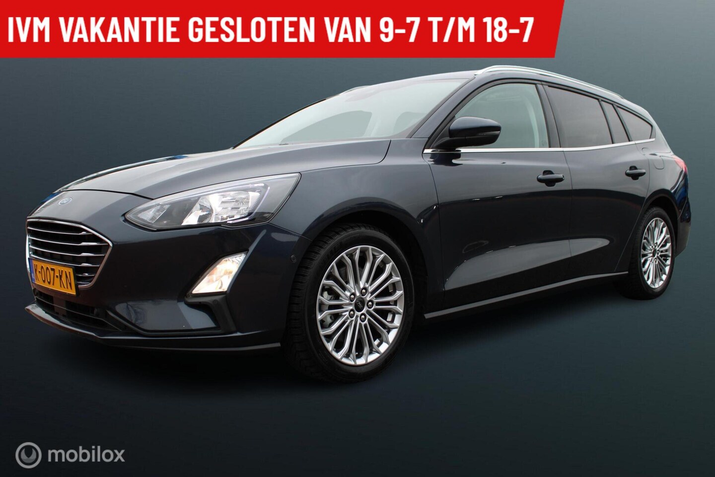 Ford Focus Wagon - 1.0 EcoBoost Hybrid Titanium X Business 1.0 EcoBoost 155 PK Hybrid Titanium X Business, Panoramadak, Stoel-stuurverwarming, Comfor - AutoWereld.nl