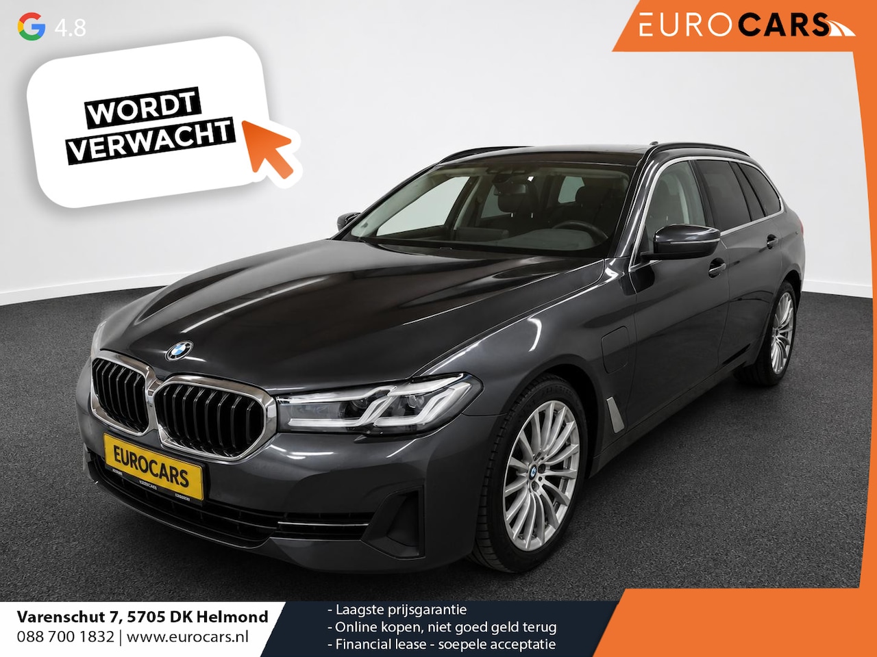 BMW 5-serie Touring - 530e High Executive Panoramadak Navigatie Apple Carplay Android Auto 360 camera Parkeerhul - AutoWereld.nl