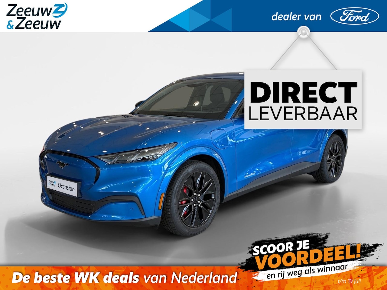 Ford Mustang Mach-E - Extended Premium RWD 88 kWh | NIEUW | Direct Leverbaar | Private Lease Vanaf €898,- P/M | - AutoWereld.nl
