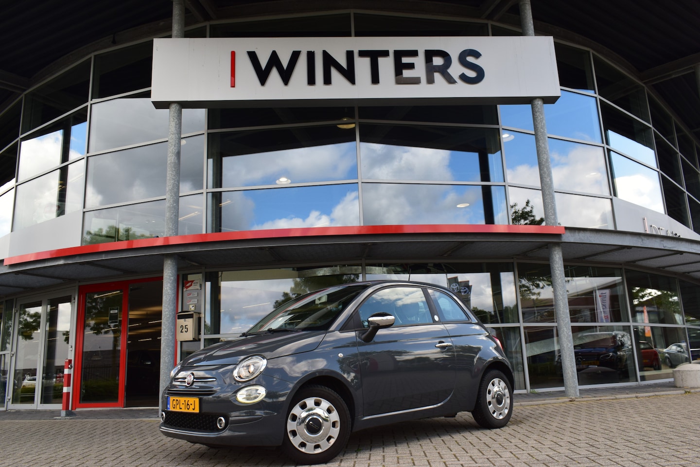 Fiat 500 - 1.2 Mirror | Apple Carplay / Android auto | Airco | Parkeersensoren | Cruise Control | - AutoWereld.nl