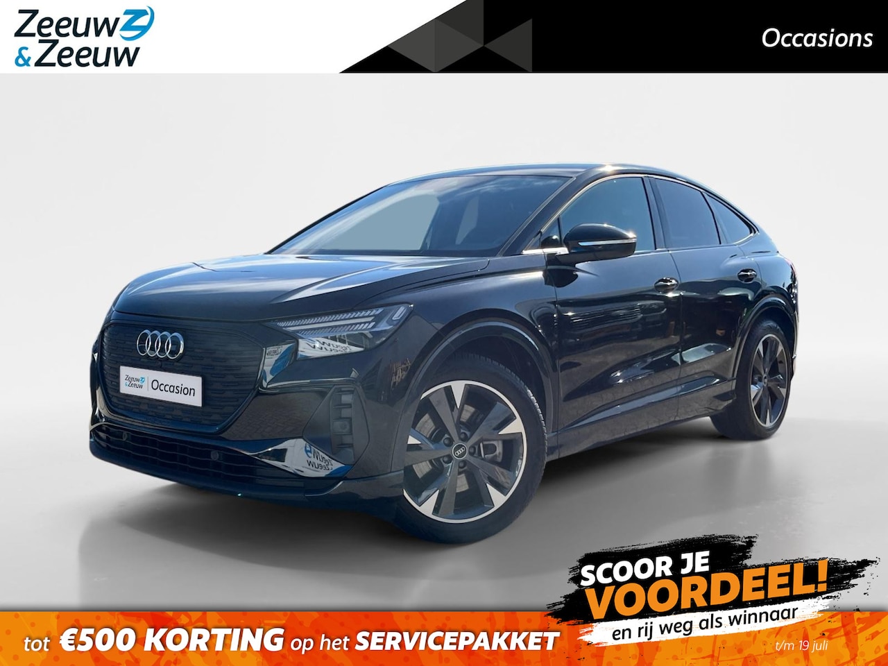 Audi Q4 Sportback e-tron - 40 Edition 77 kWh |Velgen 5-spaaks 20"| Buitenspiegel(s) automatisch dimmend|Interieur voo - AutoWereld.nl
