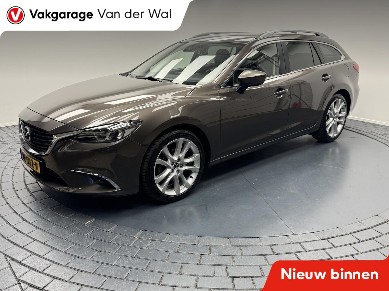 Mazda 6 Sportbreak - 2.0 SkyActiv-G 165 TS+ Afn.Trekhaak-Navigatie-Cr.contr-Clima-Camera-Parkeersensoren-Stoel/ - AutoWereld.nl