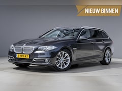 BMW 5-serie Touring - 520i Luxury NL-auto|Elek.Trekhaak|Sportstoelen|Leder|Elek.-klep|Camera|Dealeronderhouden