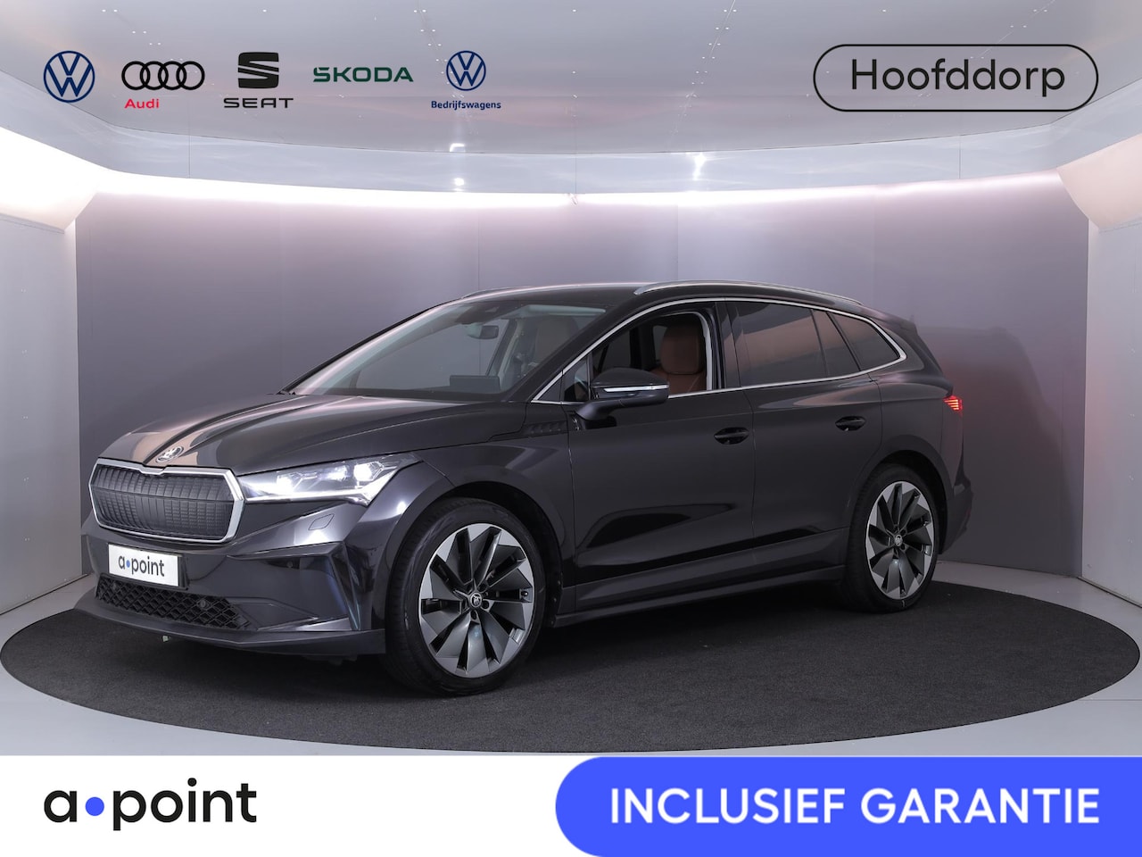Skoda Enyaq iV - 60 180 pk | SOH 93,53% | Navigatie | Parkeersensoren | Achteruitrijcamera | Lederen bekled - AutoWereld.nl