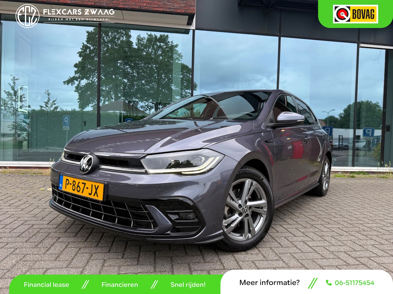 Volkswagen Polo - 1.0 TSI R-Line - Automaat - Navi - Camera - LED - Climate - Org.nl - AutoWereld.nl