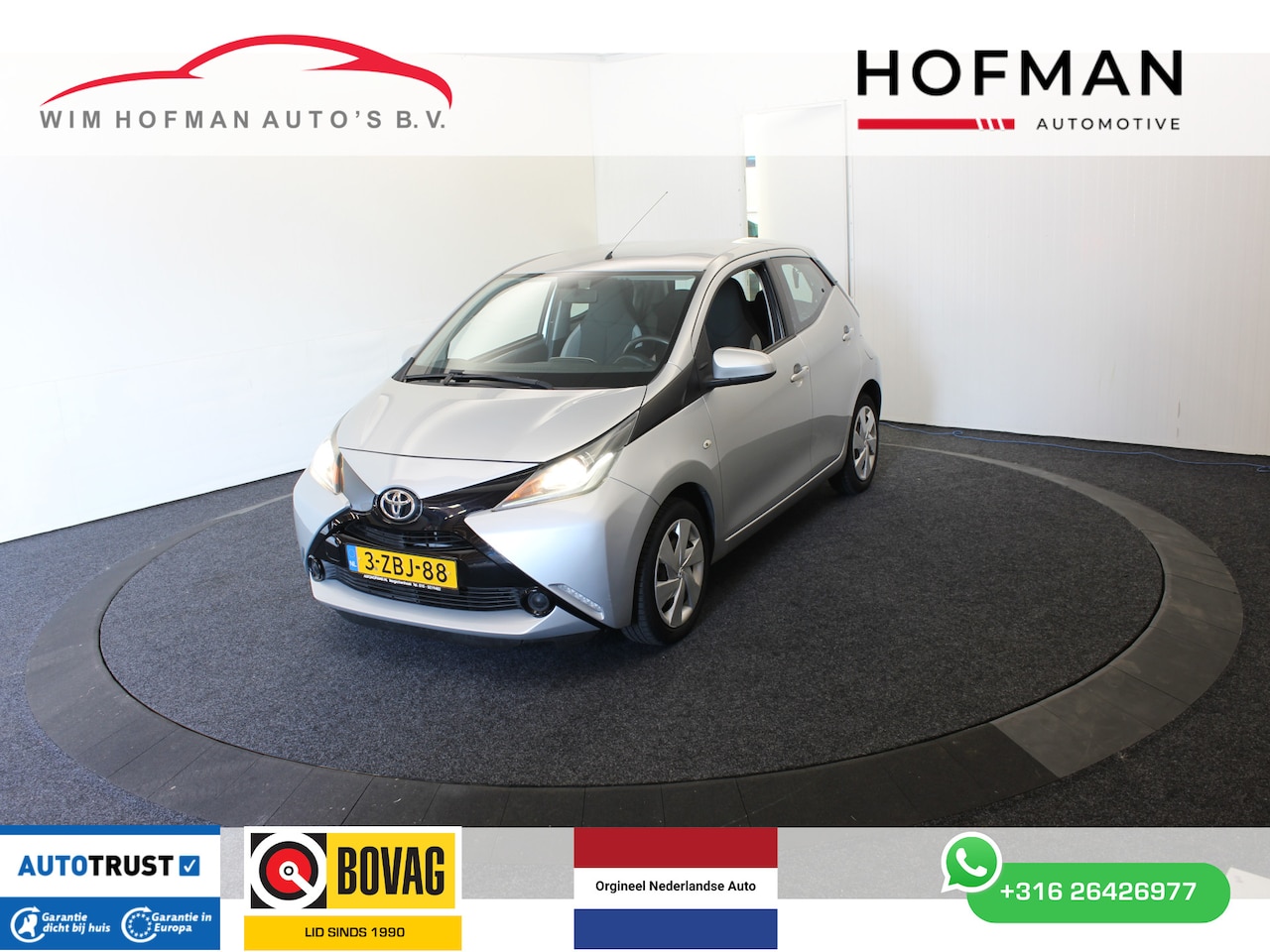 Toyota Aygo - 1.0 VVT-i x-play Camera Cruisecontrol Dealer onderhouden - AutoWereld.nl