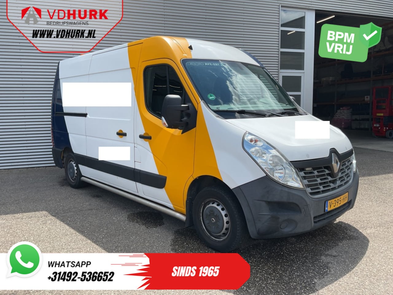 Renault Master - 2.3 dCi 145 pk L2H2 EXPORT 270Gr.Deuren/ Gev.Stoel/ Airco/ Navi/ Cruise/ PDC/ Sidebars - AutoWereld.nl
