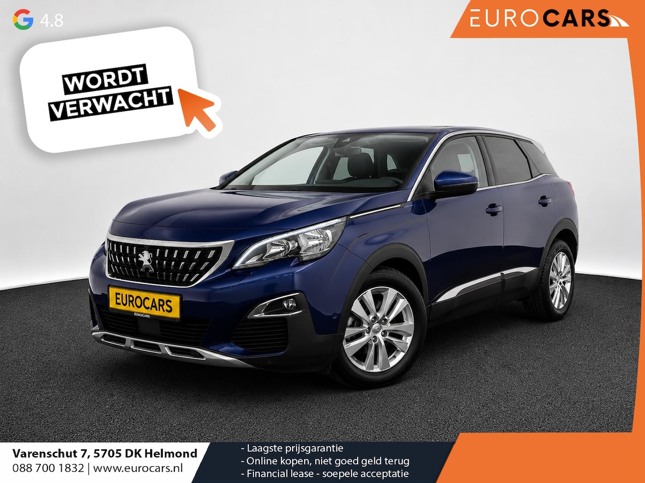 Peugeot 3008 - 1.2 PureTech Active Business Navigatie Apple Carplay Android Auto Parkeerhulp Cruise Contr - AutoWereld.nl