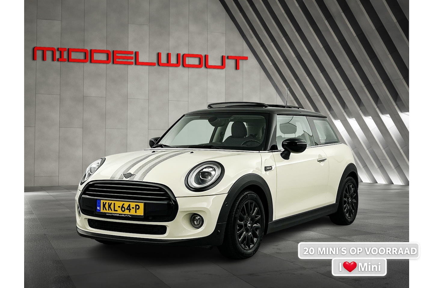 MINI Cooper - 1.5 136 PK Aut. Heddon Street Ed. Pano-dak/Sportstoelen/Carplay - AutoWereld.nl