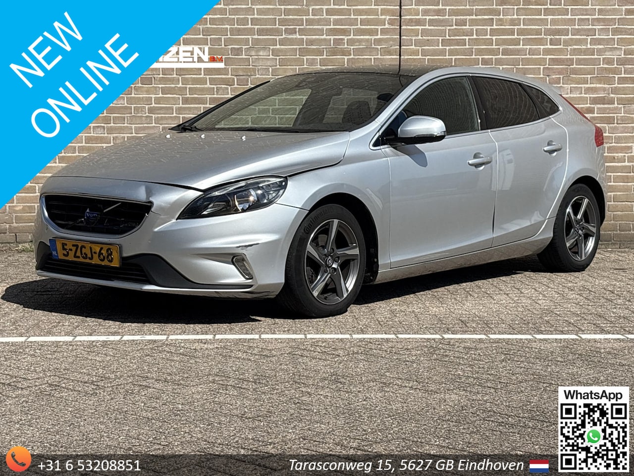 Volvo V40 - 1.6 D2 Ocean Race | Leder | Pano | Climate | Cruise | Navi | Camera | - AutoWereld.nl