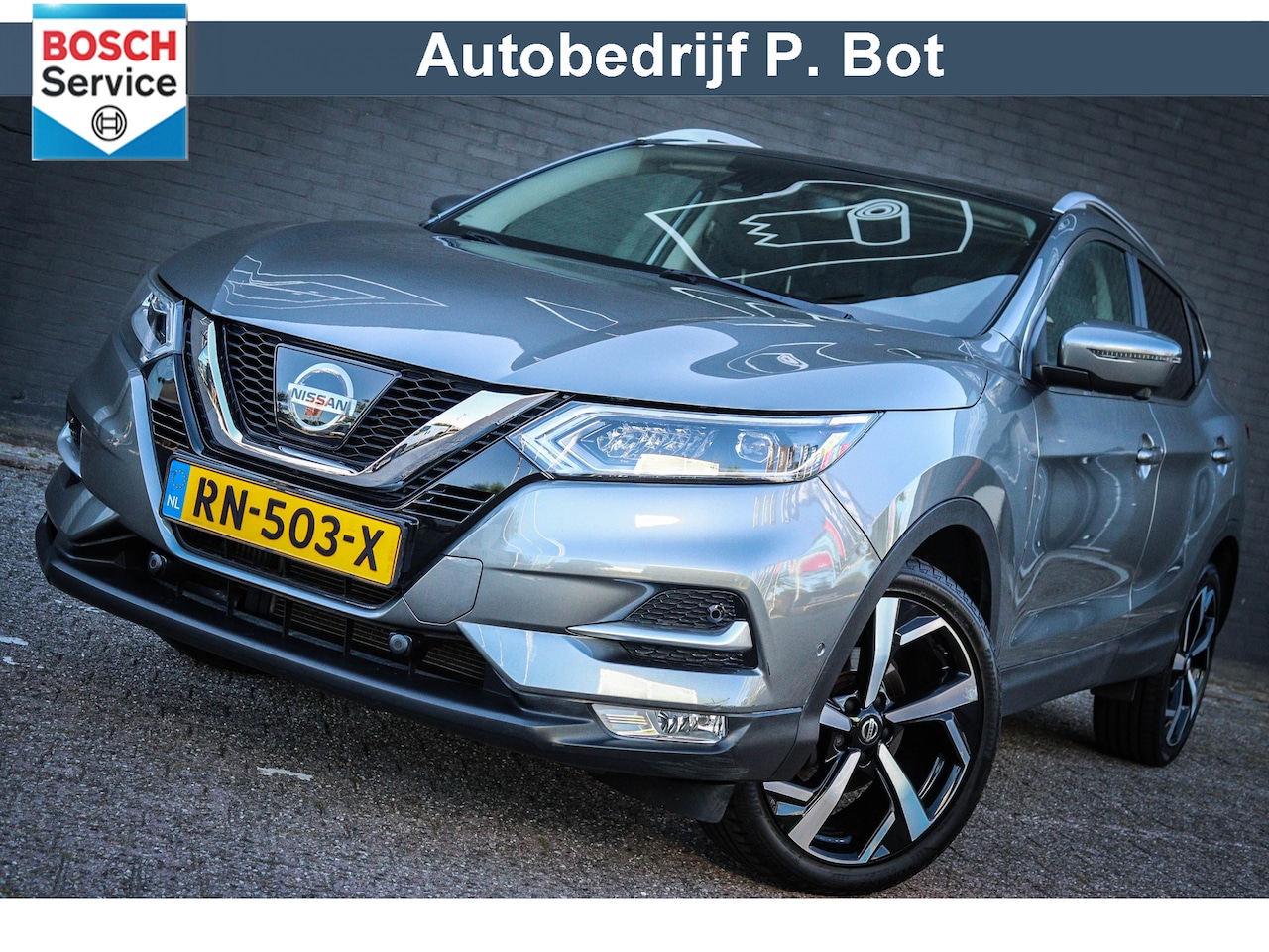 Nissan Qashqai - 1.2 Tekna + Net binnen-Nu al te bezichtigen - AutoWereld.nl