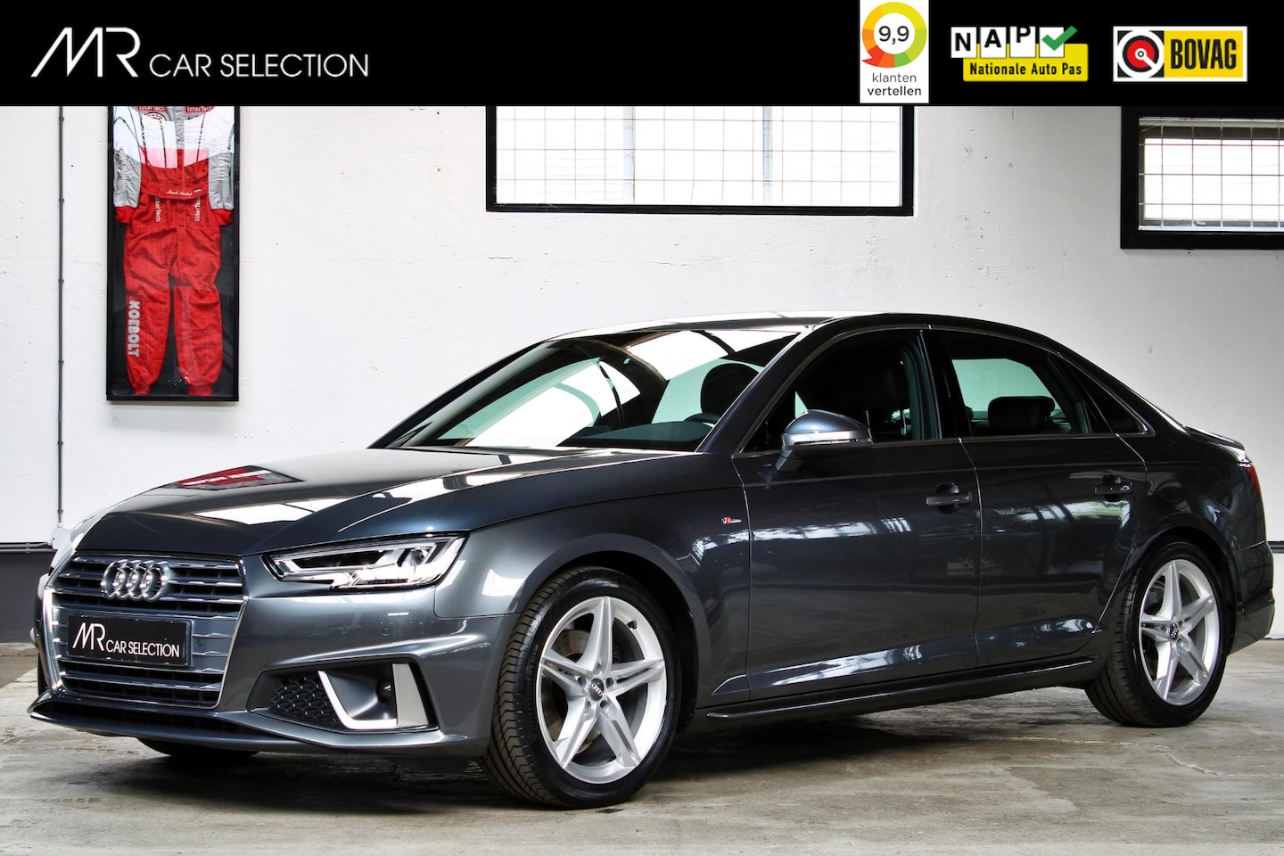 Audi A4 Limousine - 40 TFSI Sport S line edition | Hele nette staat | S-Line | Half leder / stof | 12 maanden - AutoWereld.nl