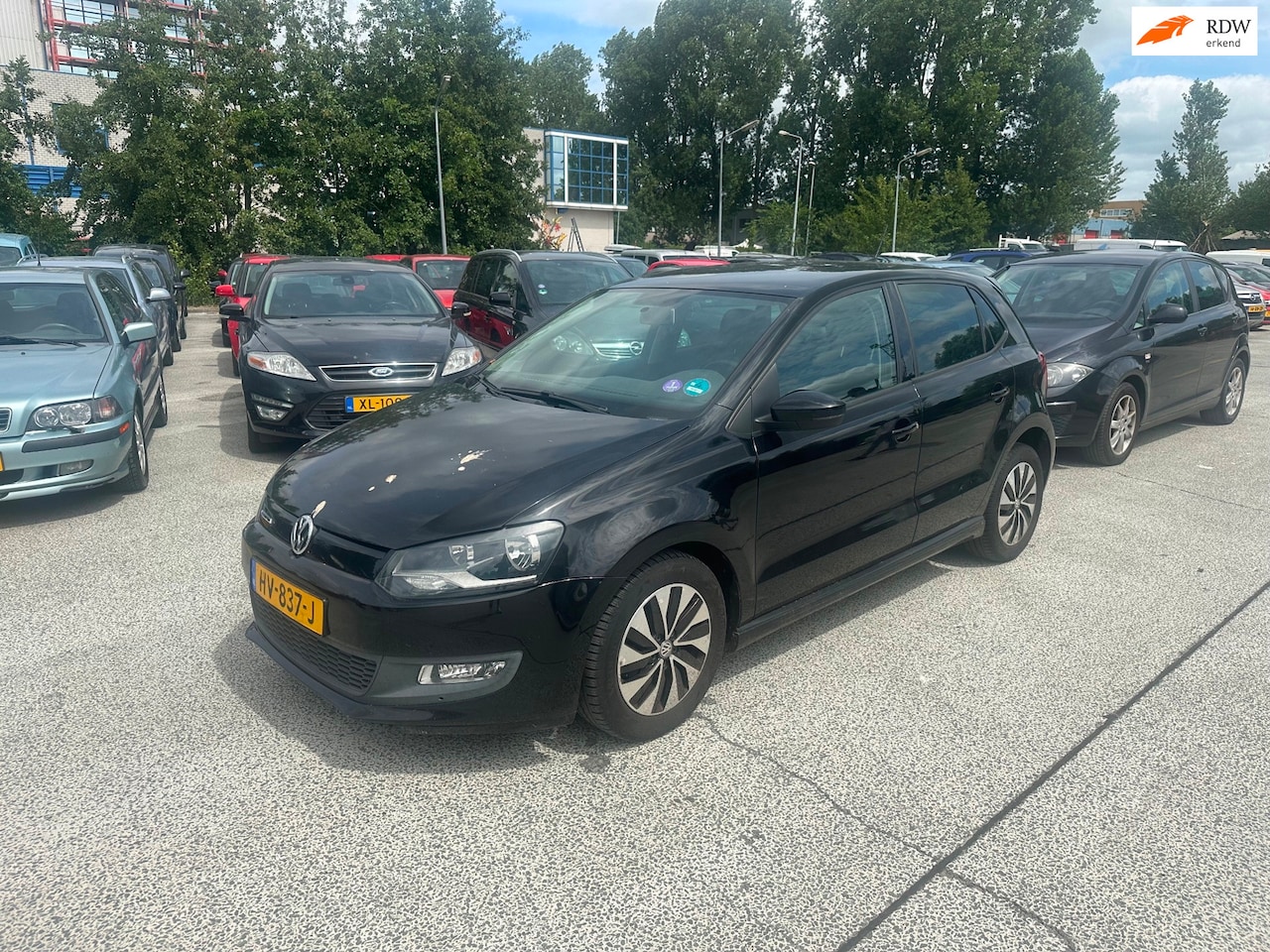 Volkswagen Polo - 1.0 BlueMotion Edition Airco! 5-DRS Zwart! 2016 - AutoWereld.nl
