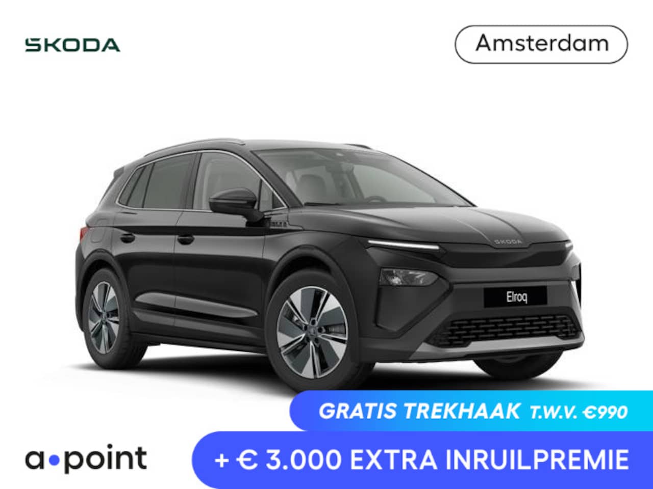 Skoda Elroq - 60 Business Edition 190pk | Trekhaak | Travel Assist | stoel- en stuurverwarming | Keyless - AutoWereld.nl