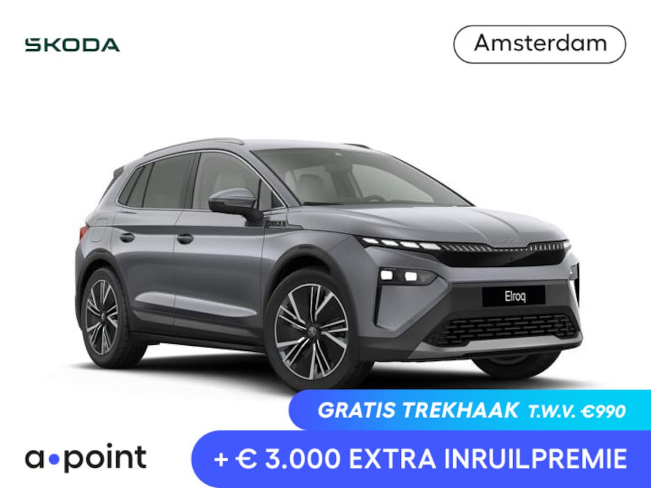 Skoda Elroq - 85 Business Edition 286pk | Elektr. bestuurdersstoel | Elektr. achterklep | Head-up | 360 - AutoWereld.nl