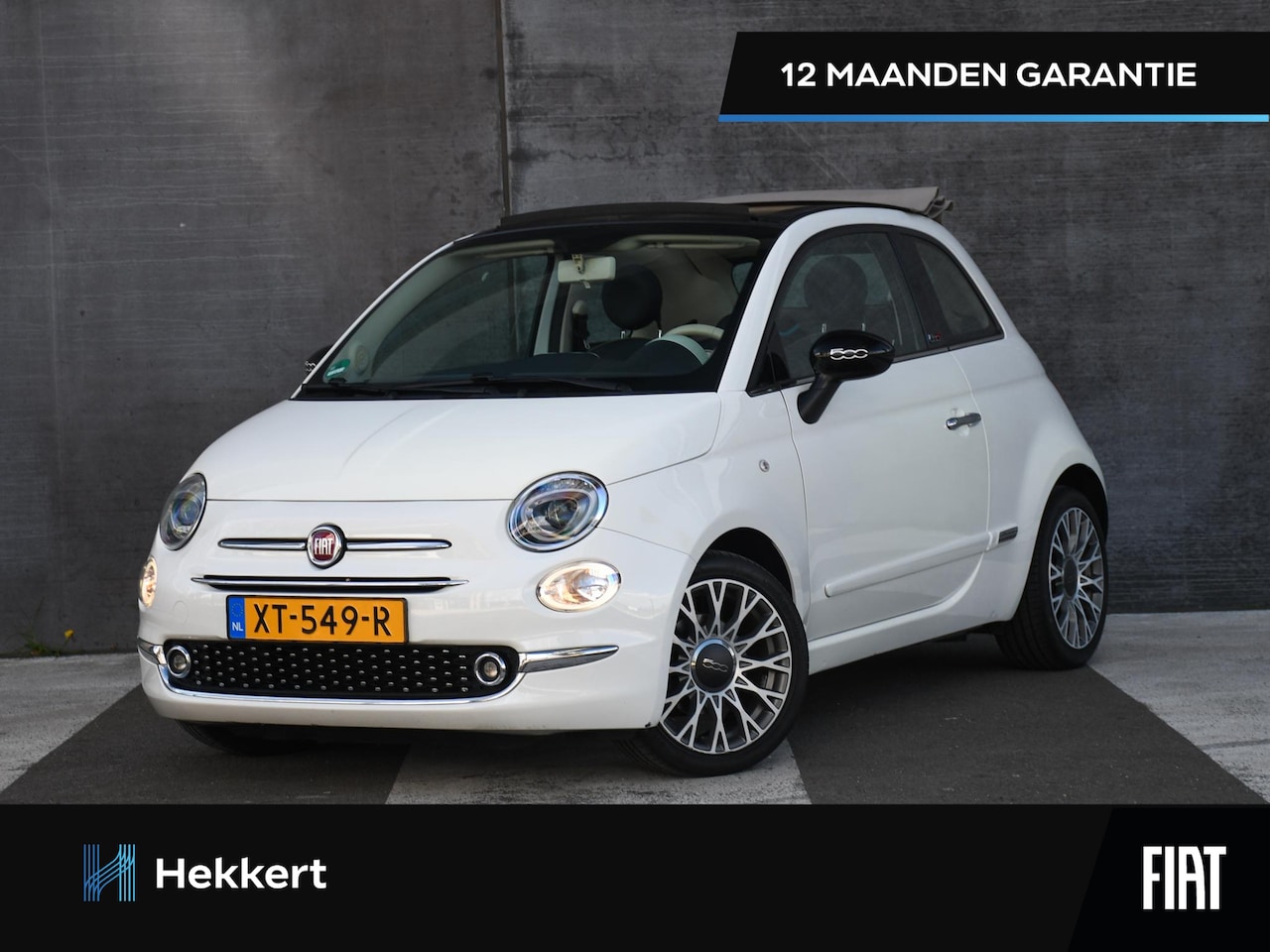 Fiat 500 C - 0.9 TwinAir 86pk SOFTTOP | NAVI | DAB | 15''LM | 12 MND GARANTIE - AutoWereld.nl