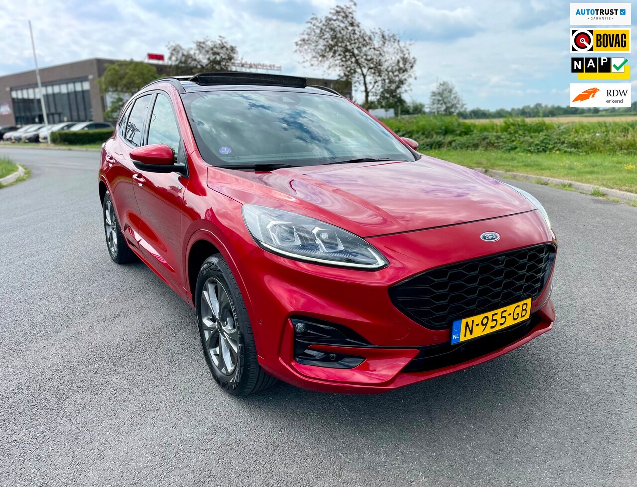 Ford Kuga - 2.5 PHEV ST-Line X 2.5 PHEV ST-Line X, Aut, Trekhaak, Pano, Acc, HU disp, B&O, Cam, Navi, Keyless, 1e eig afk - AutoWereld.nl
