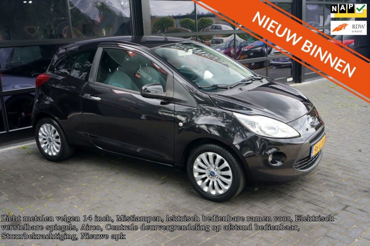 Ford Ka - 1.2 Titanium X 1.2 Titanium X, Airco, Elek pakket, L.M. Velgen - AutoWereld.nl