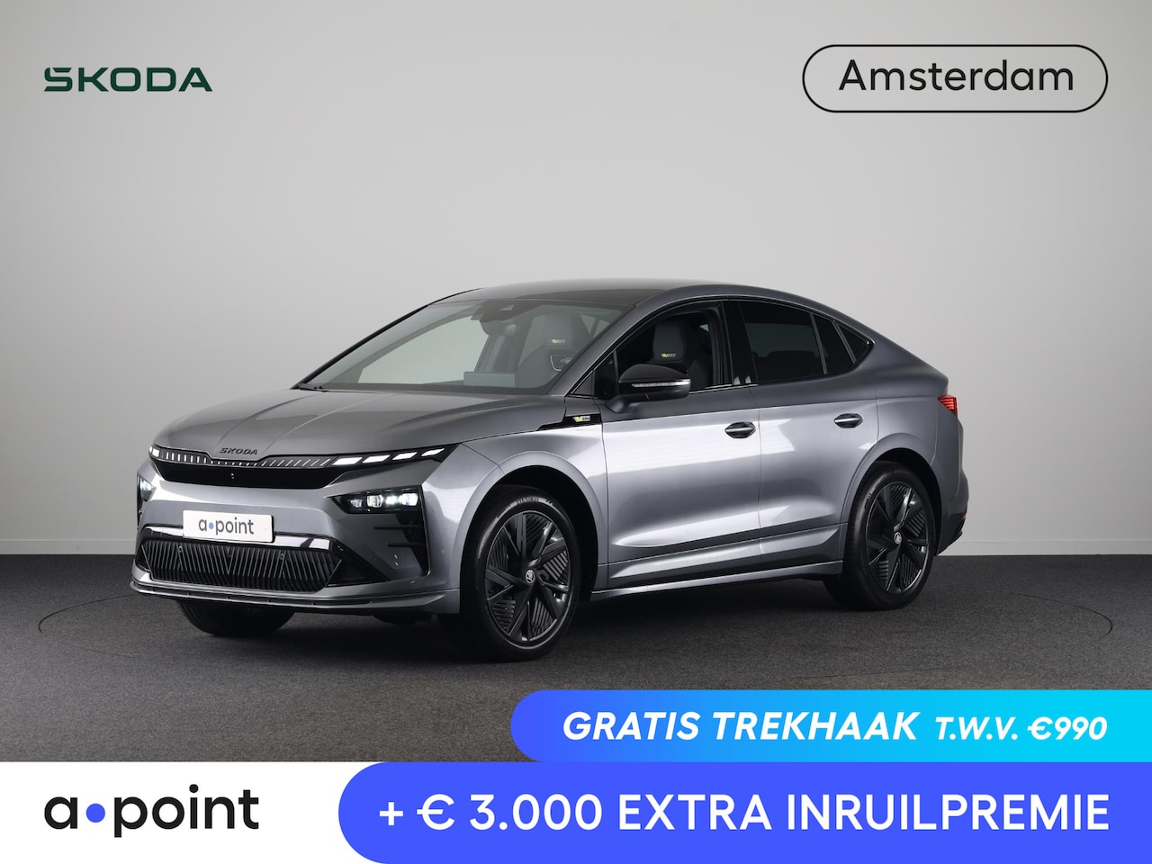 Skoda Enyaq Coupé iV - 85X RS | 4x4 | panoramadak | Travel Assist | stoel- en stuurverwarming | - AutoWereld.nl