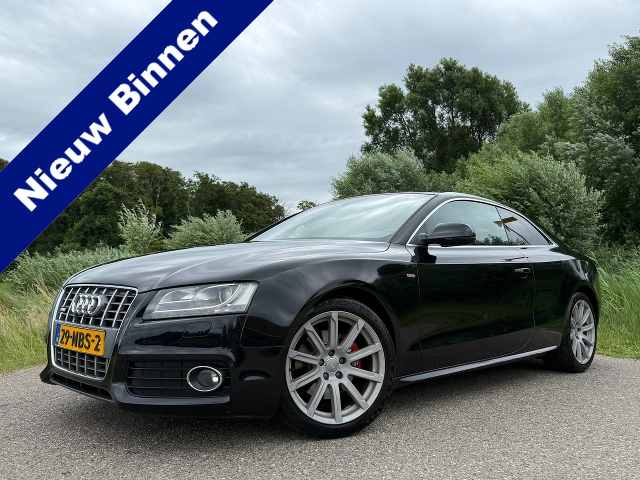 Audi A5 Coupé - 2.0 TFSI Pro Line S Automaat | H-Leder | Origineel NL | 18" Velgen | Navi | Clima | PDC | - AutoWereld.nl