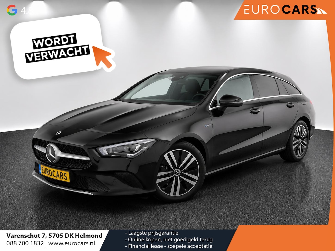 Mercedes-Benz CLA-klasse Shooting Brake - 250 e Business Panoramadak Trekhaak Navigatie Camera Parkeerhulp Cruise control Stoelverwa - AutoWereld.nl