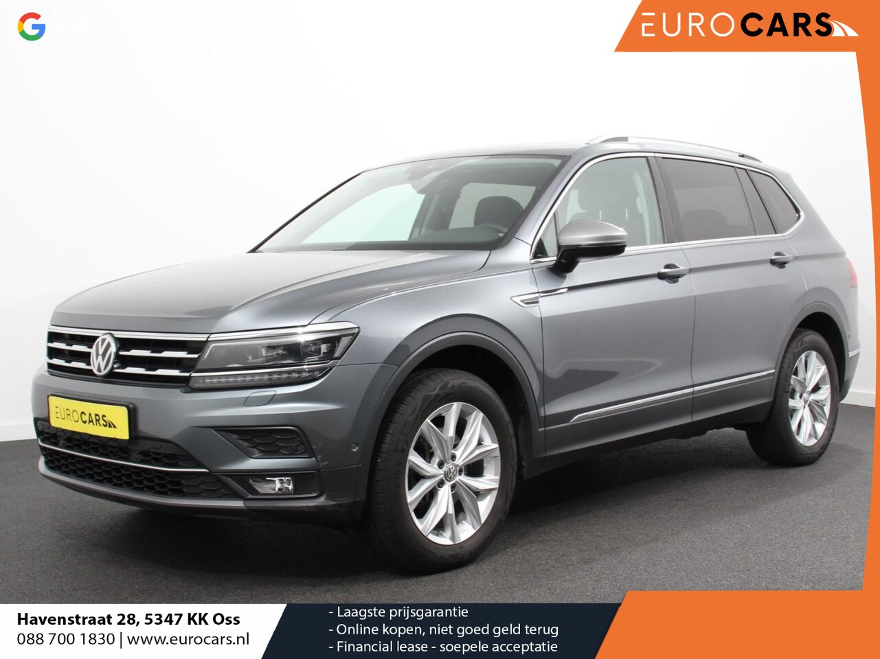 Volkswagen Tiguan Allspace - 1.5 TSI Highline All-space 7p. Panorama dak Adaptive cruise control Climate control LED Pa - AutoWereld.nl