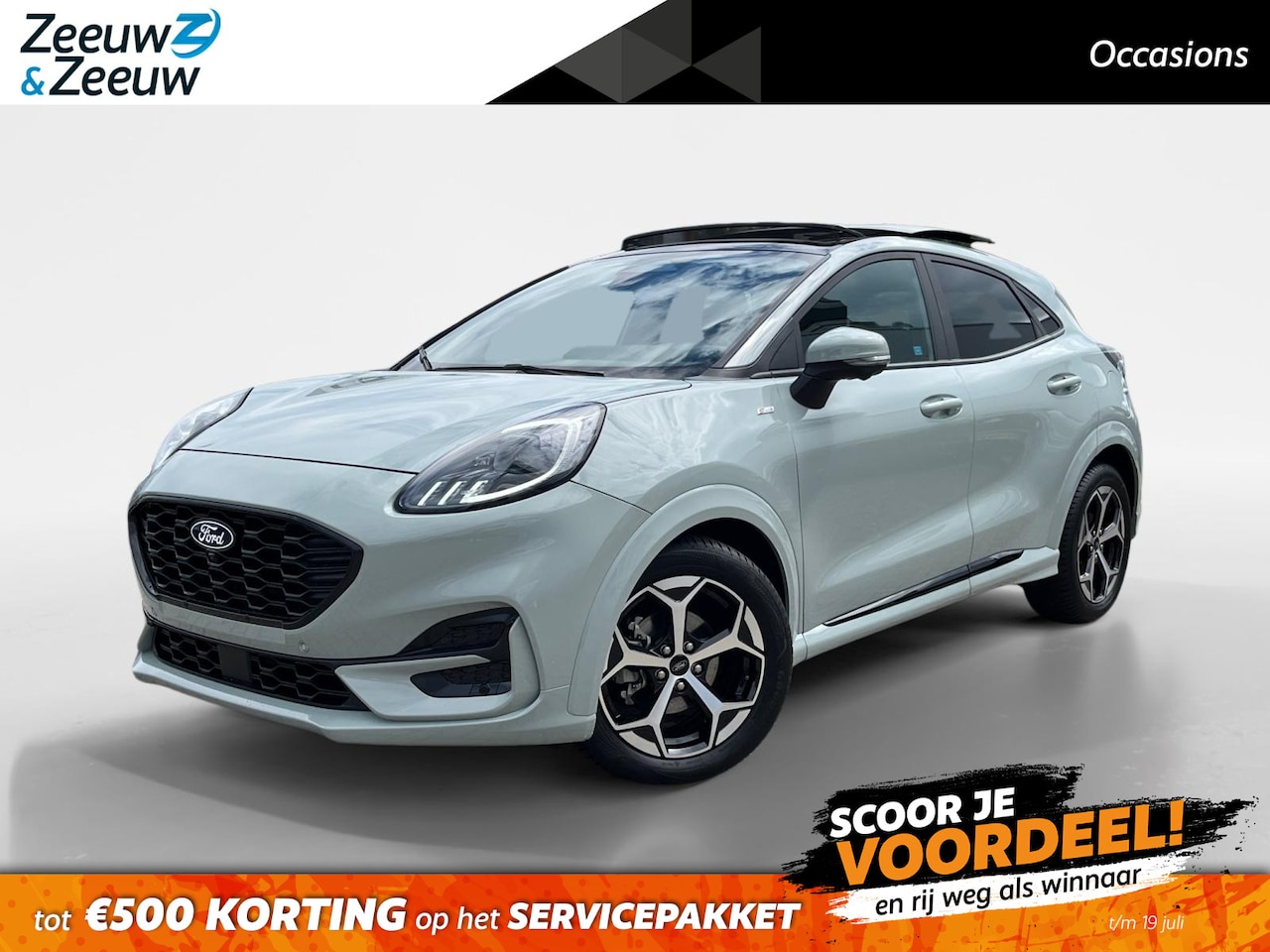 Ford Puma - Check uitvoering |Dodehoek detectie| Schuif/Kantel Dak| Winterpack| camera| 12 maanden Gar - AutoWereld.nl