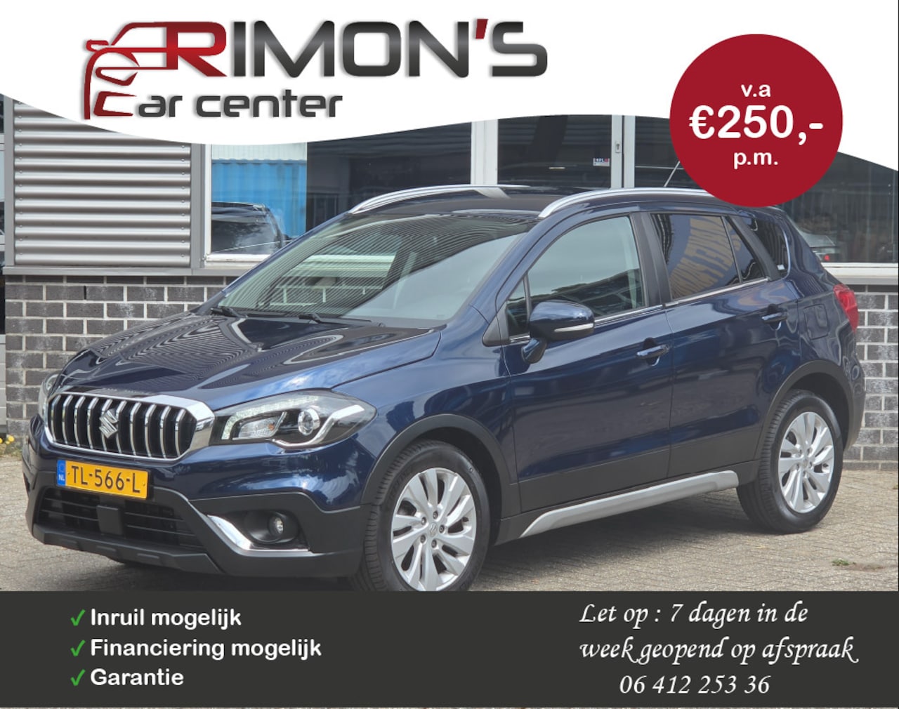 Suzuki S-Cross - 1.4 Boosterjet Exclusive Aut Camra Navi 1Ste Eigenaar - AutoWereld.nl